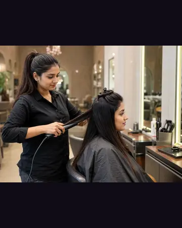 Hair Straightening at Looks Unisex Salon Asansol