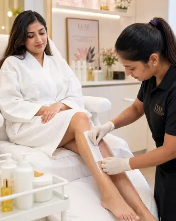 Waxing at Looks Unisex Salon Asansol