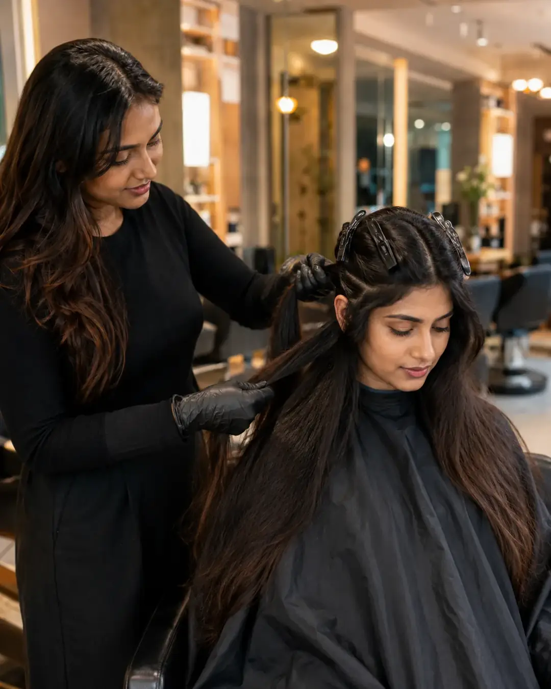 Global Hair Colour service at Looks Unisex Salon Asansol