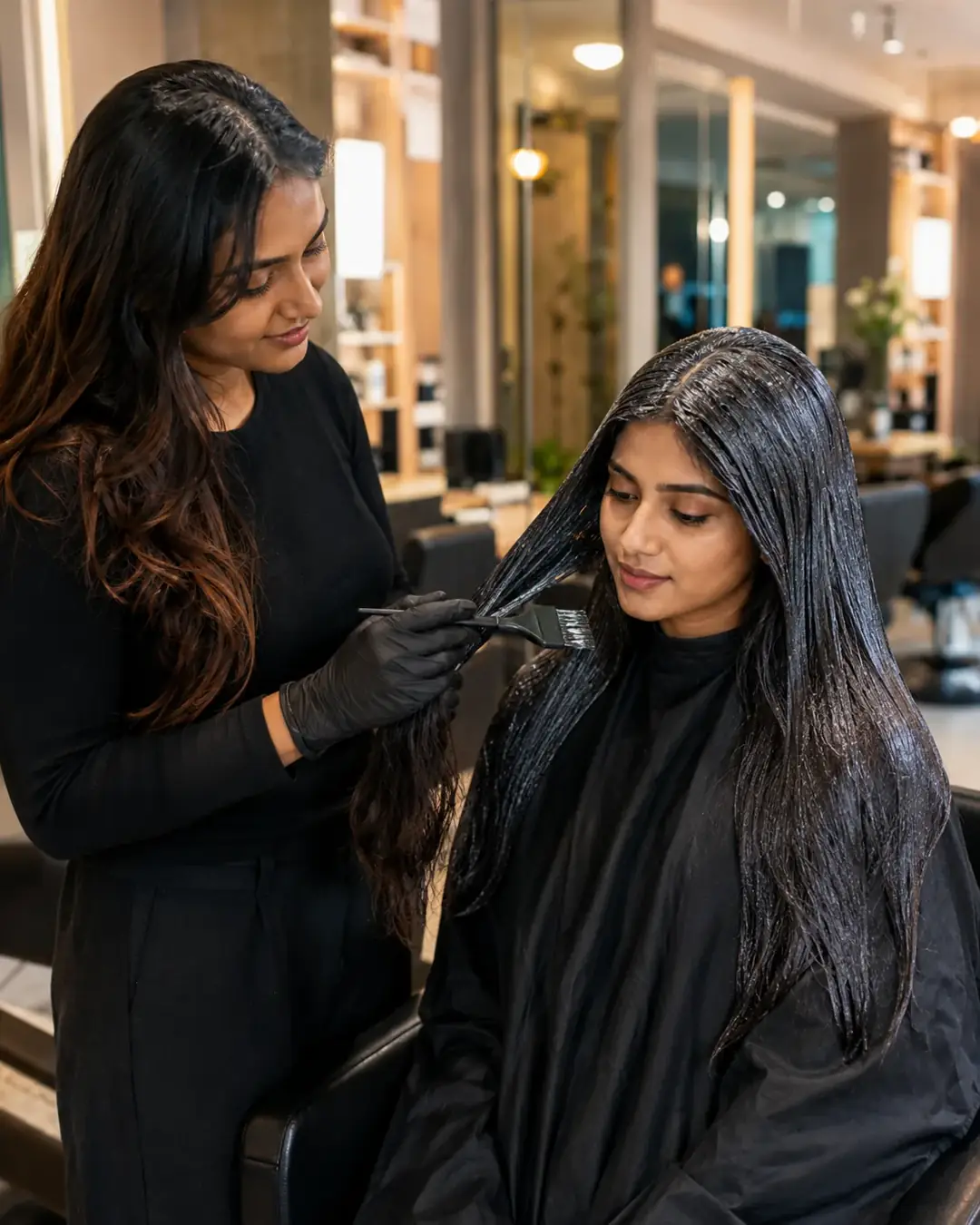 Global Hair Colour service at Looks Unisex Salon Asansol