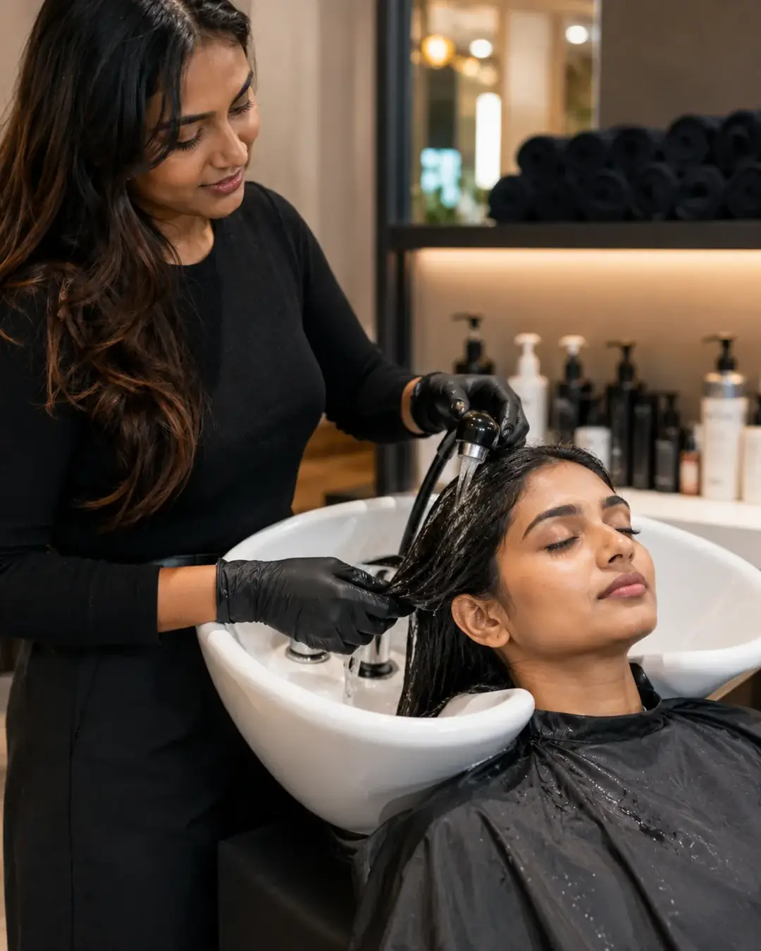 Global Hair Colour service at Looks Unisex Salon Asansol