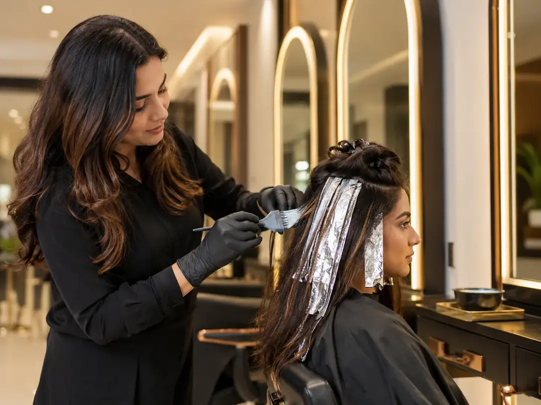 Hair Highlights service at Looks Unisex Salon Asansol