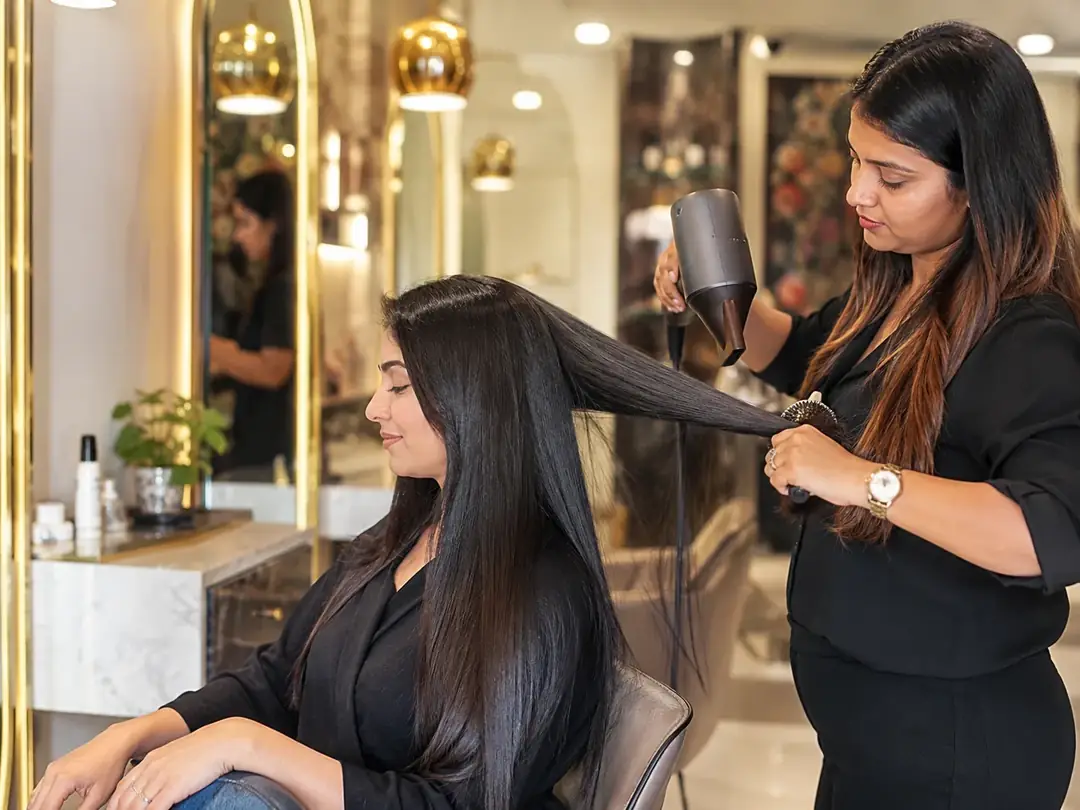 Hair Straightening service at Looks Unisex Salon Asansol