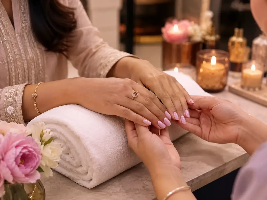 Manicure & Pedicure service at Looks Unisex Salon Asansol