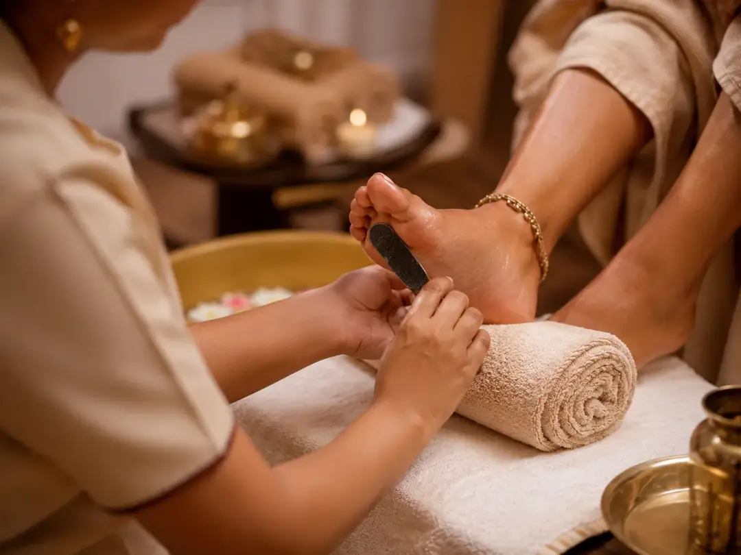 Manicure & Pedicure service at Looks Unisex Salon Asansol