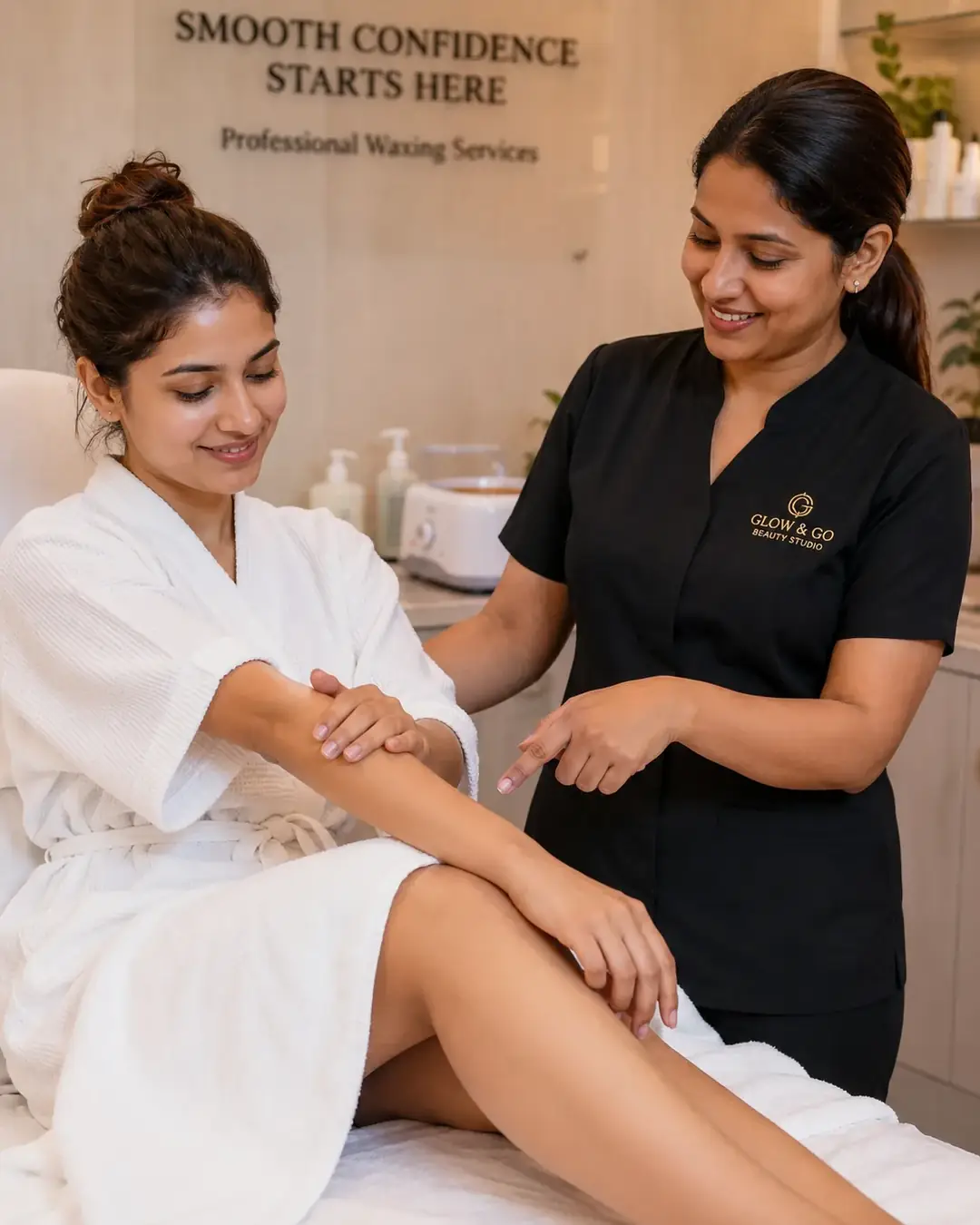 Waxing service at Looks Unisex Salon Asansol
